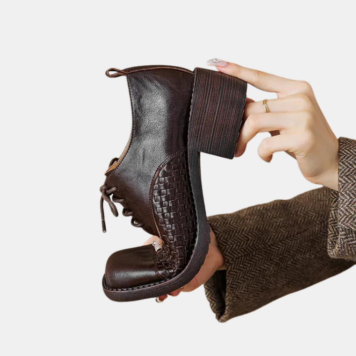 Odette | Leather Oxford Shoes