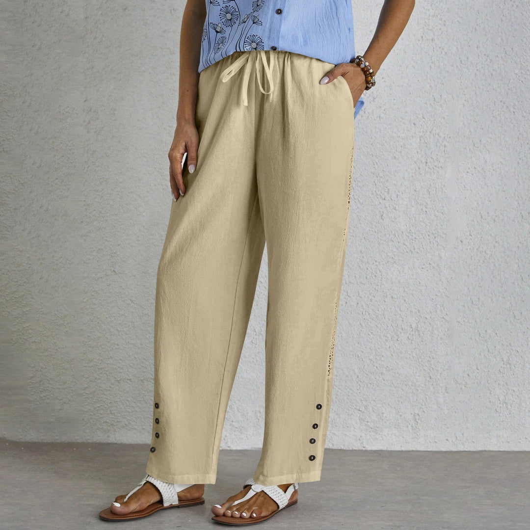 Shania - Relaxed Buttoned Pants