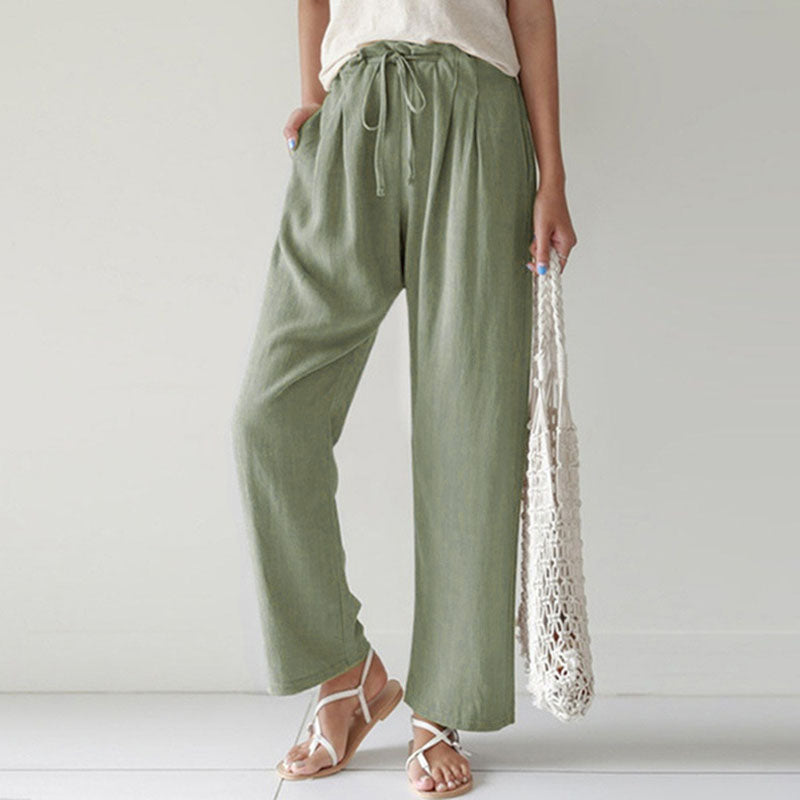 Vara - Relaxed Drawstring Pants