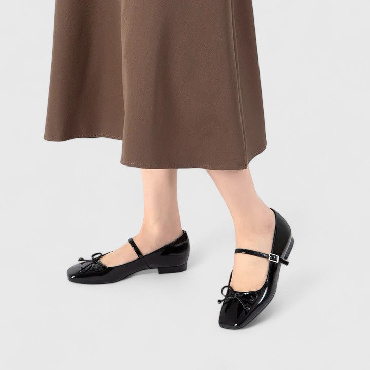 CIDEEMA | Orthopedic Square Toe Ballet Flats Shoes
